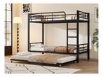 IKEA VITVAL Hoogslaper + Onderbed, Huis en Inrichting, Slaapkamer | Stapelbedden en Hoogslapers, Ophalen, 90 cm, Eenpersoons, Zo goed als nieuw