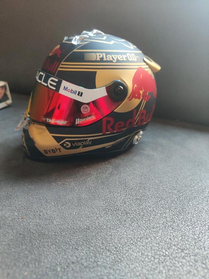 Max Verstappen Helm - Formule 1, Verzamelen, Automerken, Motoren en Formule 1, Zo goed als nieuw, Formule 1, Ophalen of Verzenden