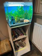 Fluval Flex aquarium inclusief onderkast., Dieren en Toebehoren, Vissen | Aquaria en Toebehoren, Ophalen, Zo goed als nieuw, Gevuld zoetwateraquarium