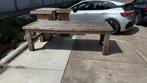 Houten stantafel terras, Ophalen, Gebruikt, Rechthoekig, Hout