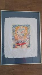 Kees Salentijn, ….zeefdruk Nina op Vakantie. ingelijst,, Antiek en Kunst, Kunst | Litho's en Zeefdrukken, Ophalen of Verzenden