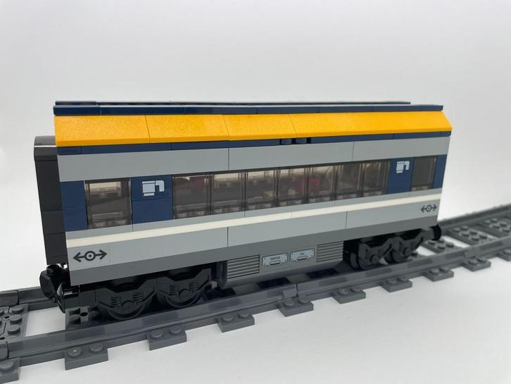 LEGO restauratiewagon blauw-gele passagierstrein 60197, Kinderen en Baby's, Speelgoed | Duplo en Lego, Nieuw, Lego, Complete set