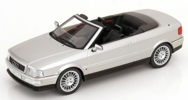 Jsn MCG 1:18 Audi 80 Cabriolet 1991-2000 zilver metallic, Hobby en Vrije tijd, Modelauto's | 1:18, Nieuw, Auto, Overige merken