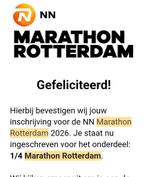 2 startbewijzen 1/4 Marathon RUILEN, Twee personen