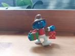 Kerst smurf met cadeau en lantaarn De Smurfen, Ophalen of Verzenden