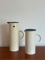 Vintage crèmekleurige Stelton thermoskan en waterkan 1970’s, Huis en Inrichting, Overige materialen, Gebruikt, Overige typen, Ophalen of Verzenden