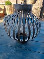 Roestig ijzeren hanglamp, Ophalen, Zo goed als nieuw, 50 tot 75 cm