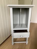 Vintage houten (nacht)kastje, Huis en Inrichting, Ophalen, Gebruikt, 50 tot 100 cm, Met lade(s)