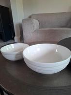 2 schalen/kommen Jamie Oliver waves servies 21 en 16 cm, Huis en Inrichting, Ophalen, Zo goed als nieuw, Overige stijlen, Schaal of Schalen