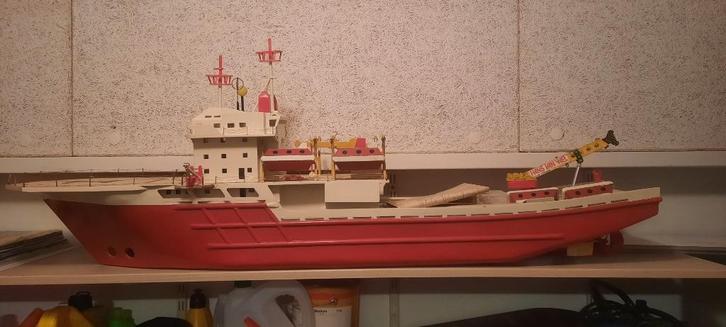 Modelbouw bevoorradingschip, Hobby en Vrije tijd, Modelbouw | Radiografisch | Auto's, Nieuw, Onderdeel, Elektro, Overige schalen