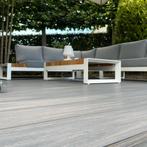 15m² Vlonderplanken Massief Zwart/Grijs – Lichte schade