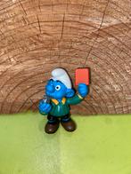 Smurfen scheidsrechter smurf met rode kaart, Verzenden, Zo goed als nieuw, Verschillende Smurfen