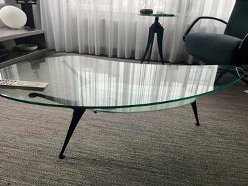 Bontempi Casa salontafel – Italiaans design, glas & staal beschikbaar voor biedingen
