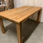 Eettafel Teakhout - 100 tot 220 cm - vanaf € 325,- TTM Wonen, Huis en Inrichting, Tafels | Eettafels, 200 cm of meer, Nieuw, 100 tot 150 cm