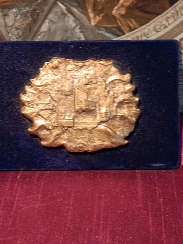 Antwerpen 150 jaar Bronze plaquette  beschikbaar voor biedingen