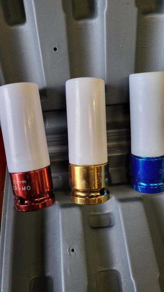 Doppenset 17-19-21 MM, Auto diversen, Autogereedschap, Nieuw, Ophalen