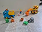 Duplo Bouwplaats Set rupsband-graafmachine 10812, Ophalen of Verzenden, Gebruikt, Complete set, Duplo