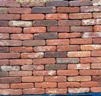 Oude vormbak rode bruine stenen 22 x 5.5 750M2 1 partij!, Doe-het-zelf en Verbouw, Metselstenen, Verzenden, Gebruikt, Bakstenen