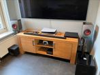 KEF LS50 Wireless (mk1) met originele KEF stands, Ophalen, Zo goed als nieuw, Front, Rear of Stereo speakers, Overige merken