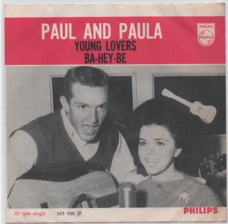 Paul and Paula- Young Lovers, Cd's en Dvd's, Vinyl Singles, Zo goed als nieuw, Pop, Verzenden