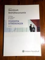 Basisboek bedrijfseconomie studentenuitwerkingen P. de Boer, Boeken, Gelezen, Ophalen of Verzenden