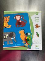 Djeco puzzel family jungle, Kinderen en Baby's, Speelgoed | Kinderpuzzels, Ophalen of Verzenden, Zo goed als nieuw