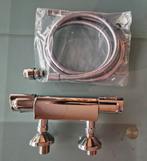 Nieuwe doucheslang 'chroom'+gebr Grohe thermo kraan 12cm, Doe-het-zelf en Verbouw, Sanitair, Ophalen of Verzenden, Chroom, Douche