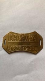 Rijwiel plaatje (belasting) 1937. 1938, Ophalen of Verzenden