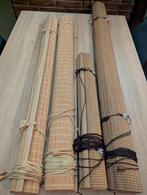 Bamboe rolgordijnen - 4 stuks - Natuurlijke sfeer, Huis en Inrichting, Ophalen, Zo goed als nieuw, 50 tot 100 cm