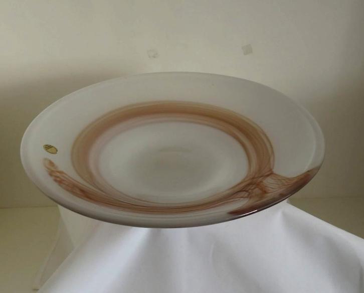 Floris Meydam. Zeldzame serica schaal., Antiek en Kunst, Antiek | Glas en Kristal, Ophalen of Verzenden