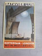 Reclame bord van Rotterdam-londen. (Scheepvaart), Ophalen of Verzenden, Gebruikt