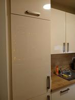 Complete hoogglans keuken met AEG & Samsung apparatuur, Ophalen of Verzenden, Crème, Overige materialen, U-keuken