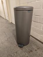 Brabantia Pedaalemmer 30 liter (grijs/bruin)., Ophalen, Zo goed als nieuw