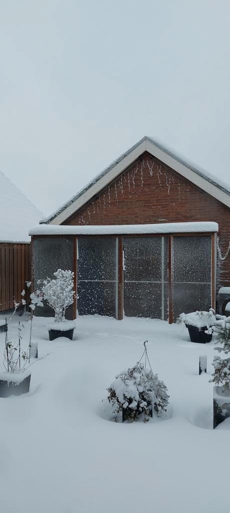 Aluminium panelen + polycarbonaat dakbedekking, Dieren en Toebehoren, Vogels | Hokken en Kooien, Gebruikt, Volière, Aluminium