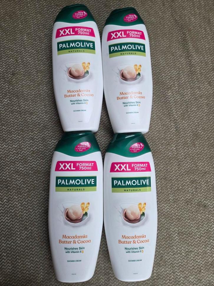 Palmolive XXL Douchecrème Macadamia & Cocoa (4x), Sieraden, Tassen en Uiterlijk, Uiterlijk | Lichaamsverzorging, Nieuw, Bad & Douche