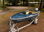 leuk bootje sloepje incl. trailer en motor, Ophalen, Tot 10 pk, Zo goed als nieuw, 3 tot 6 meter