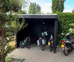 Robuuste en stijlvolle zwarte houten fietsenschuur ZGAN, Ophalen, Zo goed als nieuw, Hout, Fietsenberging