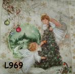 Servetten decoupage/bullet journal * engelen L969, Hobby en Vrije tijd, Knutselen, Verzenden, Nieuw, Materiaal