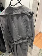 Lange grijze jas, Ophalen of Verzenden, Zo goed als nieuw, Metaal