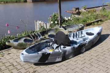 Viskajak, sit on top kajak, kano, kayak (nieuw) beschikbaar voor biedingen