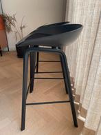 HAY Barstool AAS zwart, Huis en Inrichting, Barkrukken, Ophalen, Zo goed als nieuw, Kunststof, 60 tot 90 cm