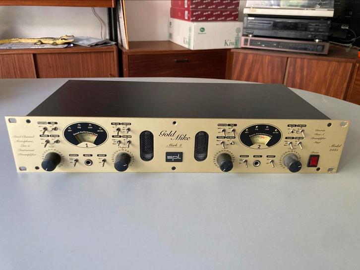 SPL 2485 GoldMike MK2, microfoon voorversterker/mic pre amp, Audio, Tv en Foto, Professionele Audio-, Tv- en Video-apparatuur