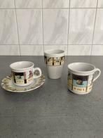 Aap, noot, mies kop en schotel, beker met oor en melkbeker, Ophalen of Verzenden, Gebruikt