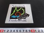 sticker Duitsland Naturpark Frankenwald, Ophalen, Zo goed als nieuw, Overige typen