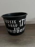 Bedrukte emmer - Eerste hulp bij klussen, Ophalen, Nieuw, Kunststof, Met handgreep