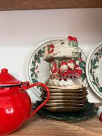 Kerst Tomte Kandelaar Kabouter, Overige materialen, Gebruikt, Wit, Ophalen of Verzenden