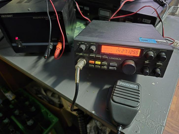 President Lincoln incl voeding en kabel, Telecommunicatie, Zenders en Ontvangers, Gebruikt, Zender en Ontvanger, Ophalen