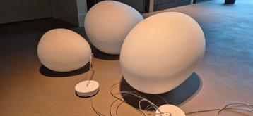 SET org. Foscarini Gregg hanglampen: 2x large + 1 medium +  beschikbaar voor biedingen