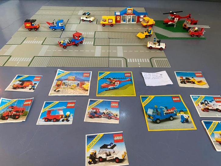 Lego city jaren 80 plus grondplaten, Kinderen en Baby's, Speelgoed | Duplo en Lego, Gebruikt, Ophalen of Verzenden