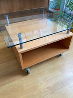 Salontafel, Huis en Inrichting, Tafels | Salontafels, Ophalen, 100 tot 150 cm, 50 tot 100 cm, Glas